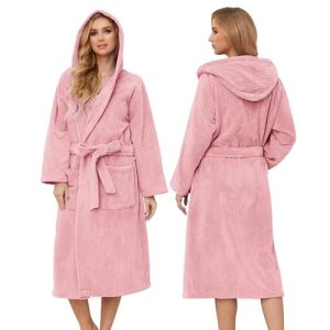 PJGGZ Hooded Bathrobe for Women