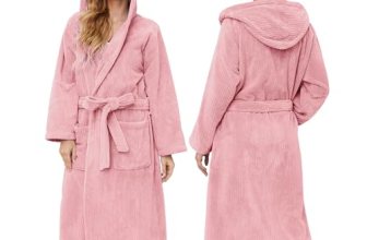 PJGGZ Hooded Bathrobe for Women