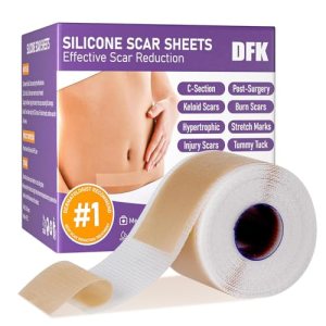 Silicone Scar Sheets, Silicone Scar Tape(1.6″x 118″ Roll-3M)