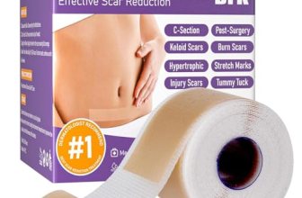 Silicone Scar Sheets, Silicone Scar Tape(1.6″x 118″ Roll-3M)