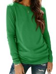 ATHMILE St Patricks Day Shirt Oversized Womens Tops Dressy Casual 2026 Fall Clot