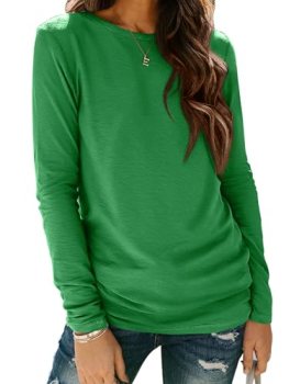 ATHMILE St Patricks Day Shirt Oversized Womens Tops Dressy Casual 2026 Fall Clot