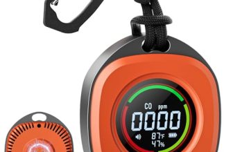 Portable Carbon Monoxide Detectors for Travel 3-in-1 Square Carbon Monoxide Moni
