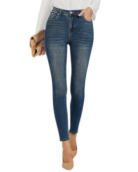 GRAPENT Skinny Jeans for Women High Waist Stretchy Classic High Rise Slimming Je