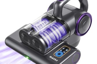 FEPPO Mattress Vacuum Cleaner, 16Kpa Bed Vacuum Cleaner with 253.7nm UV-C Light