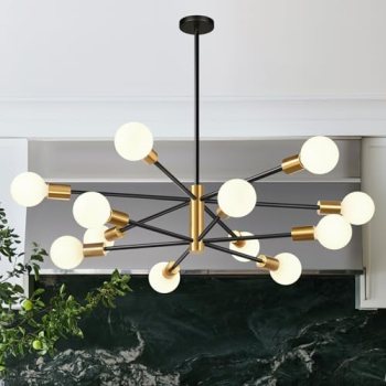 33″ Modern Chandelier Ceiling Light Fixture