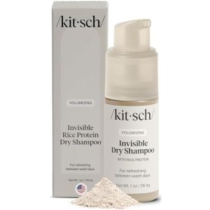 Kitsch Volumizing Rice Protein Dry Shampoo Powder – Dry Shampoo for Women & Men