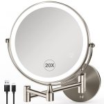 GREENFROM 8.5 Inch Magnifying Mirror with Lights