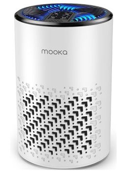 Air Purifiers for Bedroom Home, MOOKA HEPA Air Purifier for Home Pets with Fragr