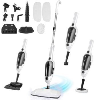 Steam Mop – 11-in-1 Steam Cleaner for Home with 15.2 OZ Water Tank & 23FT Power