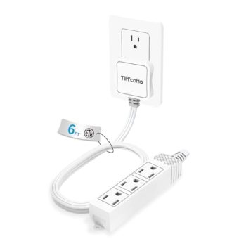 TiFFCOFiO Flat Plug Extension Cord