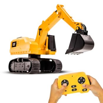 CAT Power Excavator Digger RC Construction for Kids 5+