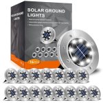 INCX 4.6 inch Solar Lights Outdoor Waterproof
