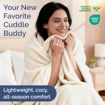 Ultra Soft Fleece Blanket Throw Size