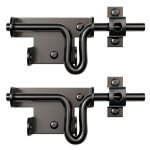 Slide Bolt Gate Latch for Wooden Fence