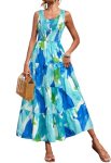 PRETTYGARDEN Floral Summer Dresses for Women 2026 Elegant Classy High Waisted Ma