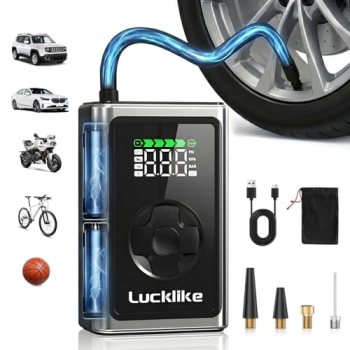 Lucklike Tire Inflator Portable Air Compressor