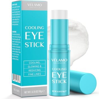 VELAMO ADVANCED Cooling Eye Stick: De-Puffing & Hydrating Under Eye Balm for Dar