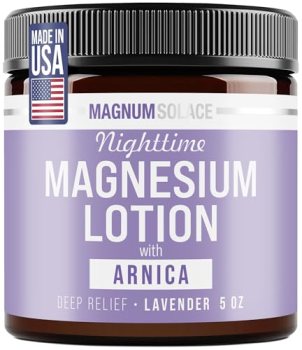 Magnum Solace Nighttime Magnesium Lotion with Arnica