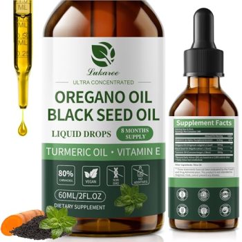 Oil of Oregano Drops with Black Seed Oil