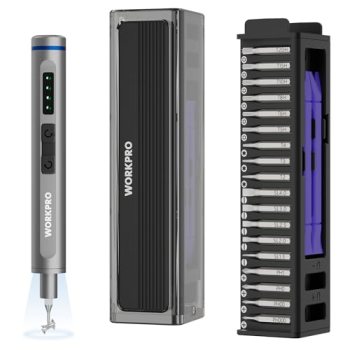 WORKPRO Mini Electric Screwdriver with Magnetizer