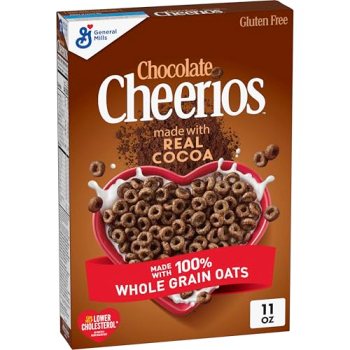 Chocolate Cheerios, Heart Healthy Gluten Free Breakfast Cereal