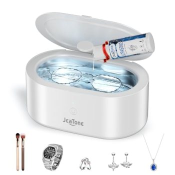 JeaTone Ultrasonic Jewelry Cleaner – 46kHz Sonic Cleaner for Rings