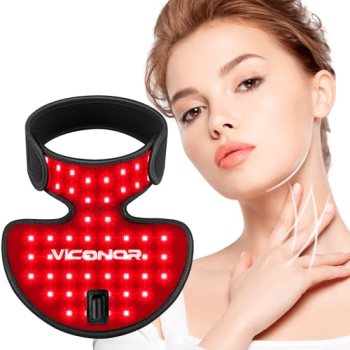 Viconor Neck and Chest Red Light Therapy FDA Cleared Red and Infrared Light Ther