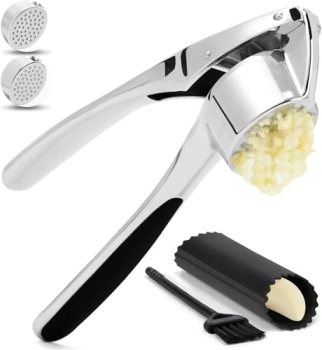 Professional Garlic Mincer Tool – Easy-Squeeze