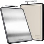 Kikcoin 17″×11″ 304 Stainless Steel Cutting Boards for Kitchen