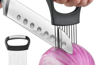 【2 PCS】Onion Holder for Slicing