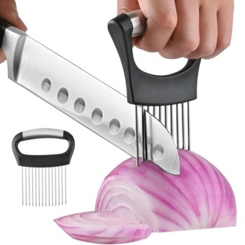 【2 PCS】Onion Holder for Slicing