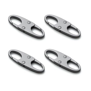 zelin Anti Theft Zipper Clips Double Opening Small Carabiner Clips
