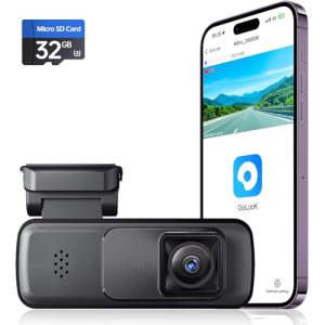 Mini Dash Cam Front 2K, Dash Camera for Cars