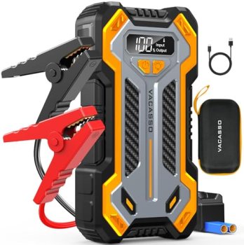Car Jump Starter, VACASSO 5000A Car Battery Jump Starter for Up to 10L Gas and 8