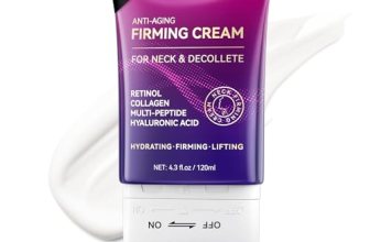 Neck Firming Cream with Roller, Tighten & Lift Neck & Chest Moisturizing Cream,