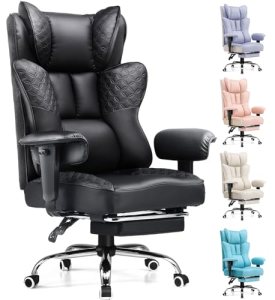 GTPLAYER Big and Tall Office Chair Wide Ergonomic Gaming Chair with Deluxe Embos