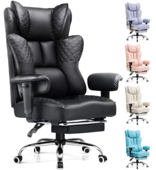 GTPLAYER Big and Tall Office Chair Wide Ergonomic Gaming Chair with Deluxe Embos