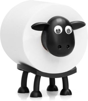 Toilet Roll Holder, Sheep Design Funny Toilet Paper Holder Free Standing