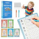 Magic Grooved Writing Books for Kids-Handwriting Practice for Kids 5-8