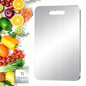 Titanium Cutting Board, 100% Pure Titanium Cutting Boards for Kitchen