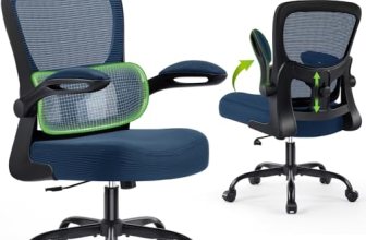 AreShark Office Chair Ergonomic Desk Chairs with Adjustable Lumbar Support