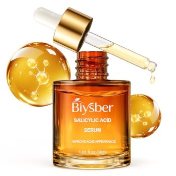 BIYSBER Salicylic Acid 2% Serum Solution for Face: Gently Exfoliating Facial Ser