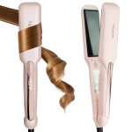 Heysam Flat Iron Hair Straightener and Curler 2 in 1