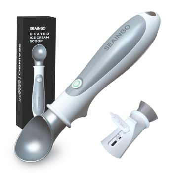 SEAINGO Heated Ice Cream Scoop – Rechargeable