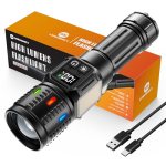 lesusnicy Rechargeable Flashlights High Lumens 100