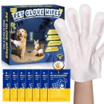 GIXSEGIE Pet Glove Wipes for Dogs and Cats
