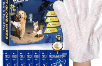 GIXSEGIE Pet Glove Wipes for Dogs and Cats