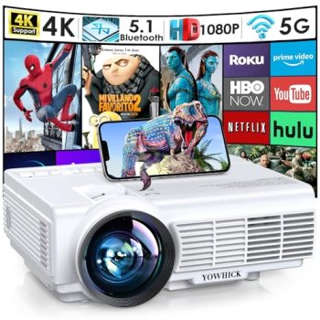 Projector with WiFi and Bluetooth