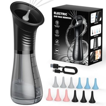 Ear Wax Removal, Electric Ear Cleaner with LED Display